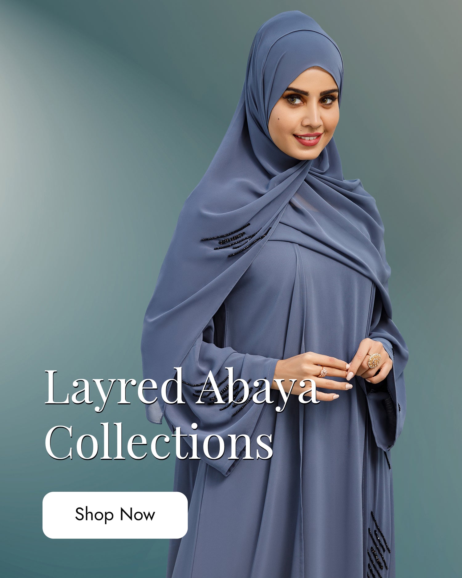 Layered Abaya