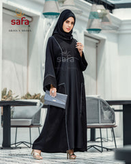 Casual wear black designer abaya