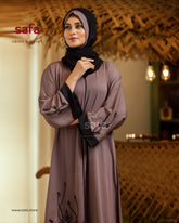 Casual brown abaya