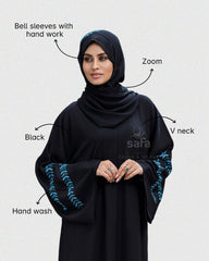 Simple Maxi Abaya in Black
