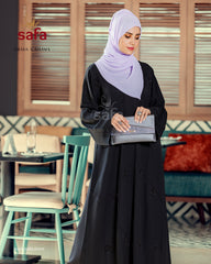 Flared bottom abaya