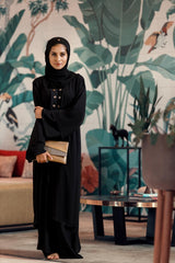 Dual layer Black abaya