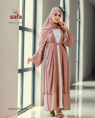 Shrug layered abaya