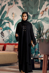 Dual layer Black abaya