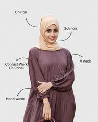 Front open abaya Dress