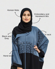 Kaftan abaya with handwork